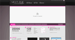 Desktop Screenshot of next-one.fr